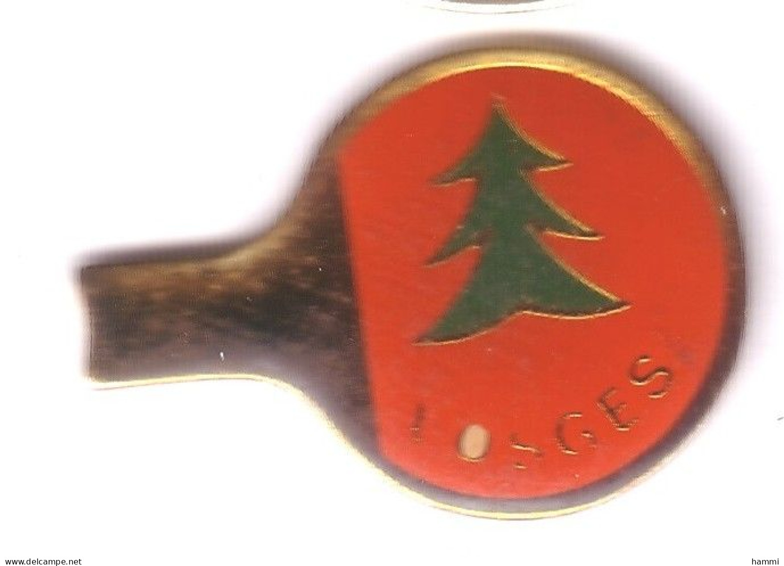 VF195 Pin's EPINAL Vosges Comité Départemental Tennis De Table Ping Pong Sapin Raquette Achat Immediat - Tischtennis