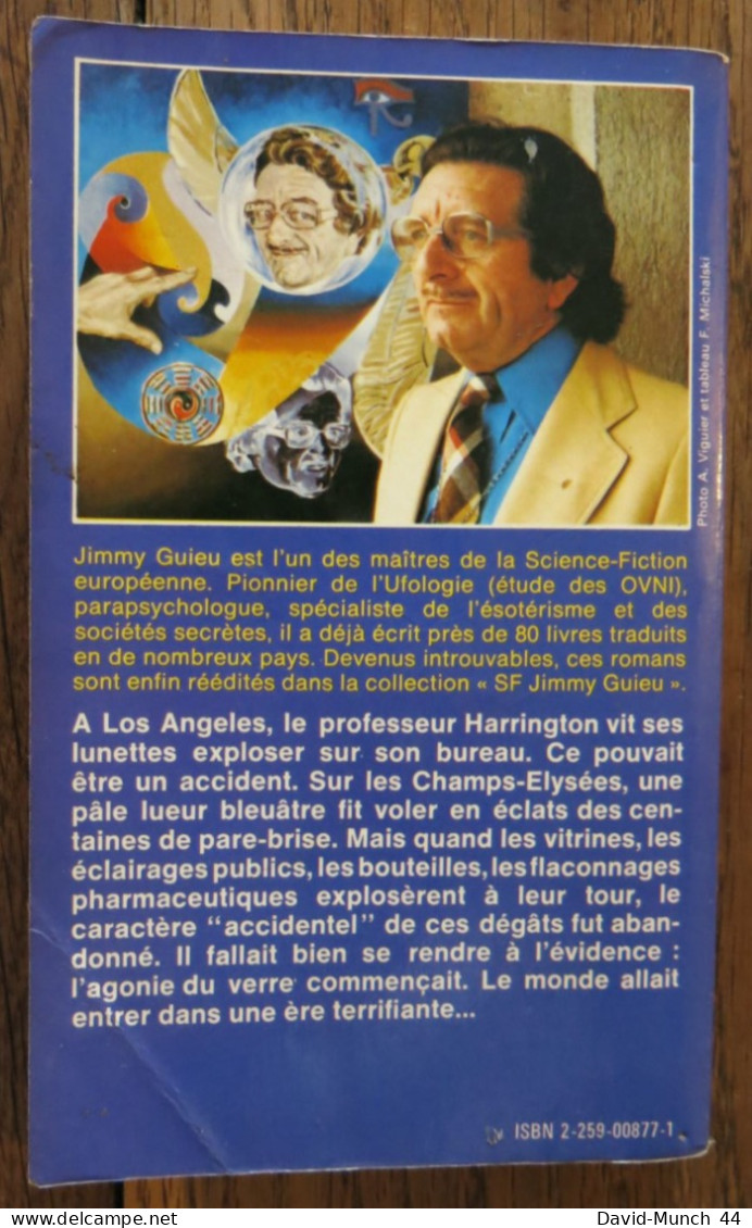 L'Agonie Du Verre De Jimmy Guieu. Plon, Collection Science-fiction Jimmy Guieu N° 21. 1982 - Plon