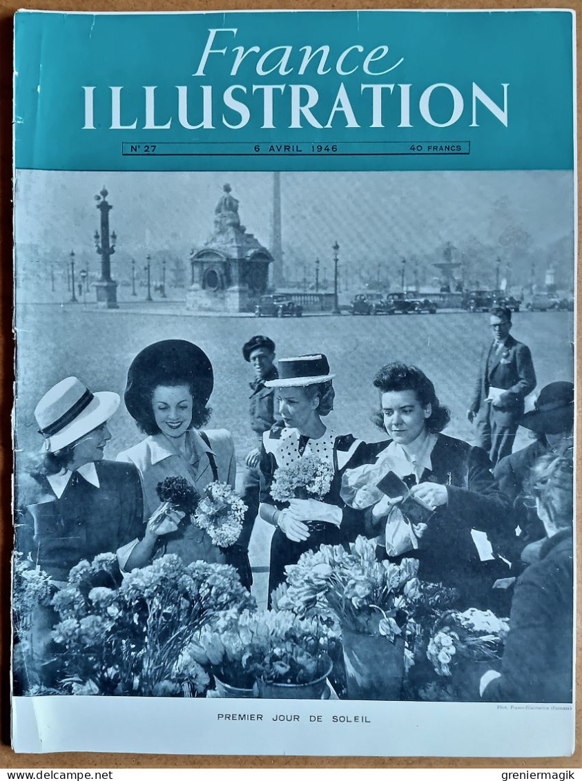 France Illustration N°27 06/04/1946 Jubilé De L'Aga Khan/Norvège/Vol à Voile Marcelle Choisnet/Procès Nuremberg/Sarre - Testi Generali