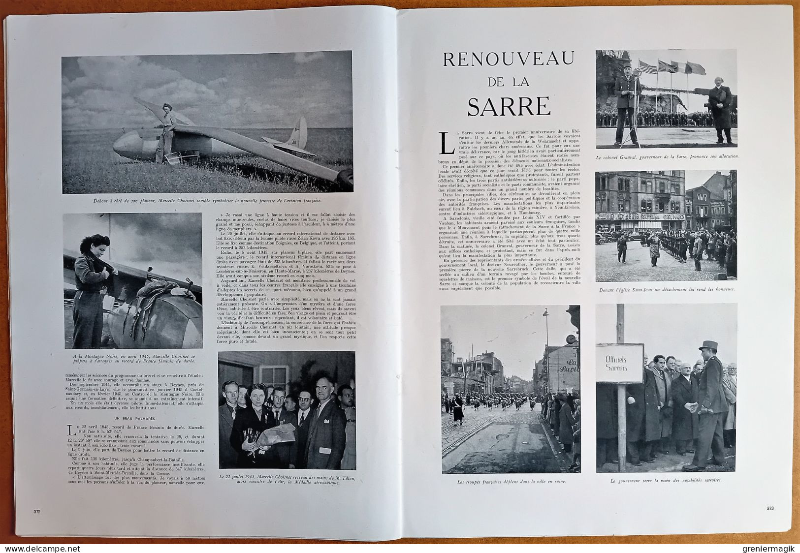 France Illustration N°27 06/04/1946 Jubilé de l'Aga Khan/Norvège/Vol à voile Marcelle Choisnet/Procès Nuremberg/Sarre