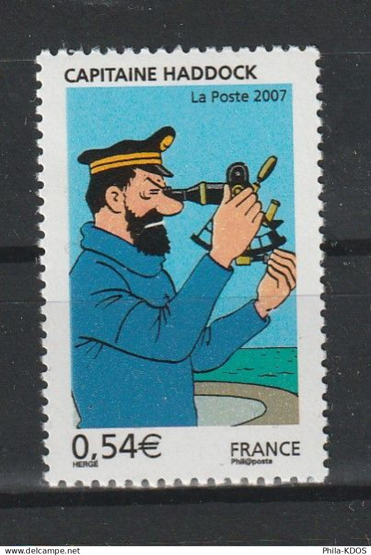 " LES VOYAGES DE TINTIN : CAPITAINE HADDOCK " Sur Timbre Neuf ** MNH De 2007 N° YT 4053. A SAISIR ! - Fumetti