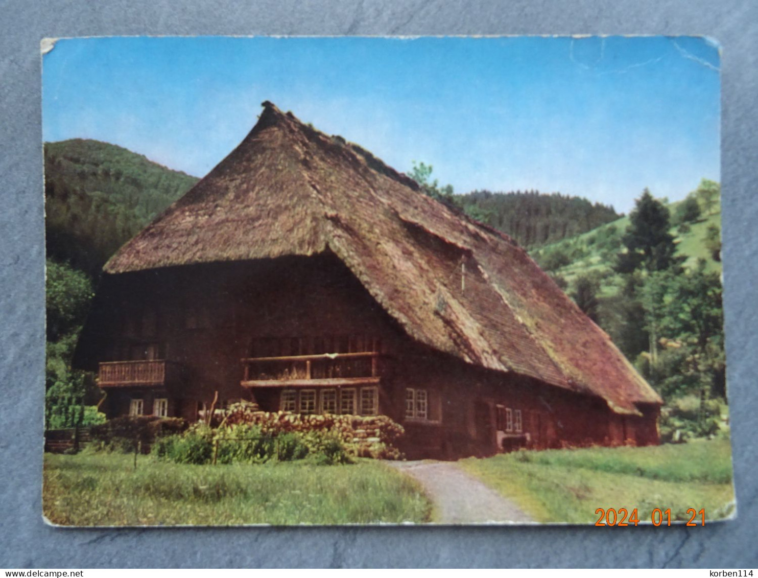 ALTES SCHWARZWALDHAUS VOGTBAUERNHOF  ERBAUT 1575 - Gutach (Schwarzwaldbahn)