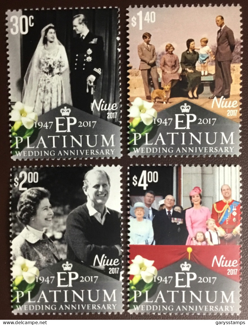 Niue 2017 Platinum Wedding Anniversary MNH - Niue