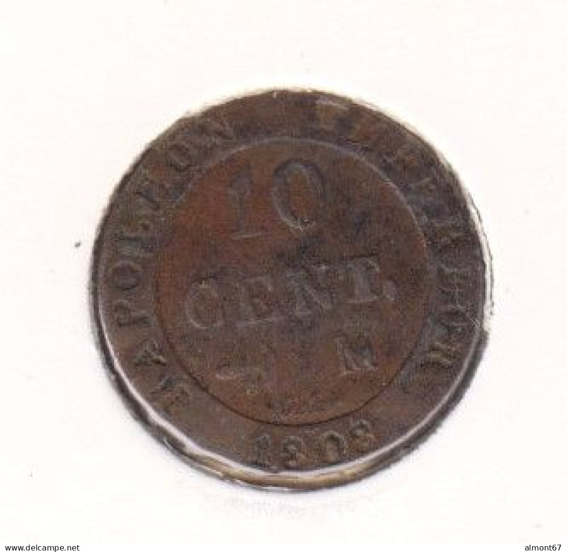 Napoléon Ier - 10 Cent 1808 M - 10 Centimes