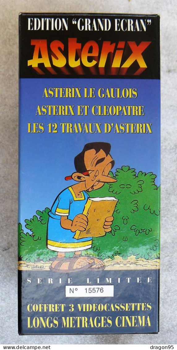 ASTERIX : Coffret 3 Dessins Animés VIDEOMAGIX Numéroté - Dargaud - Goscinny - Uderzo - Dessins Animés