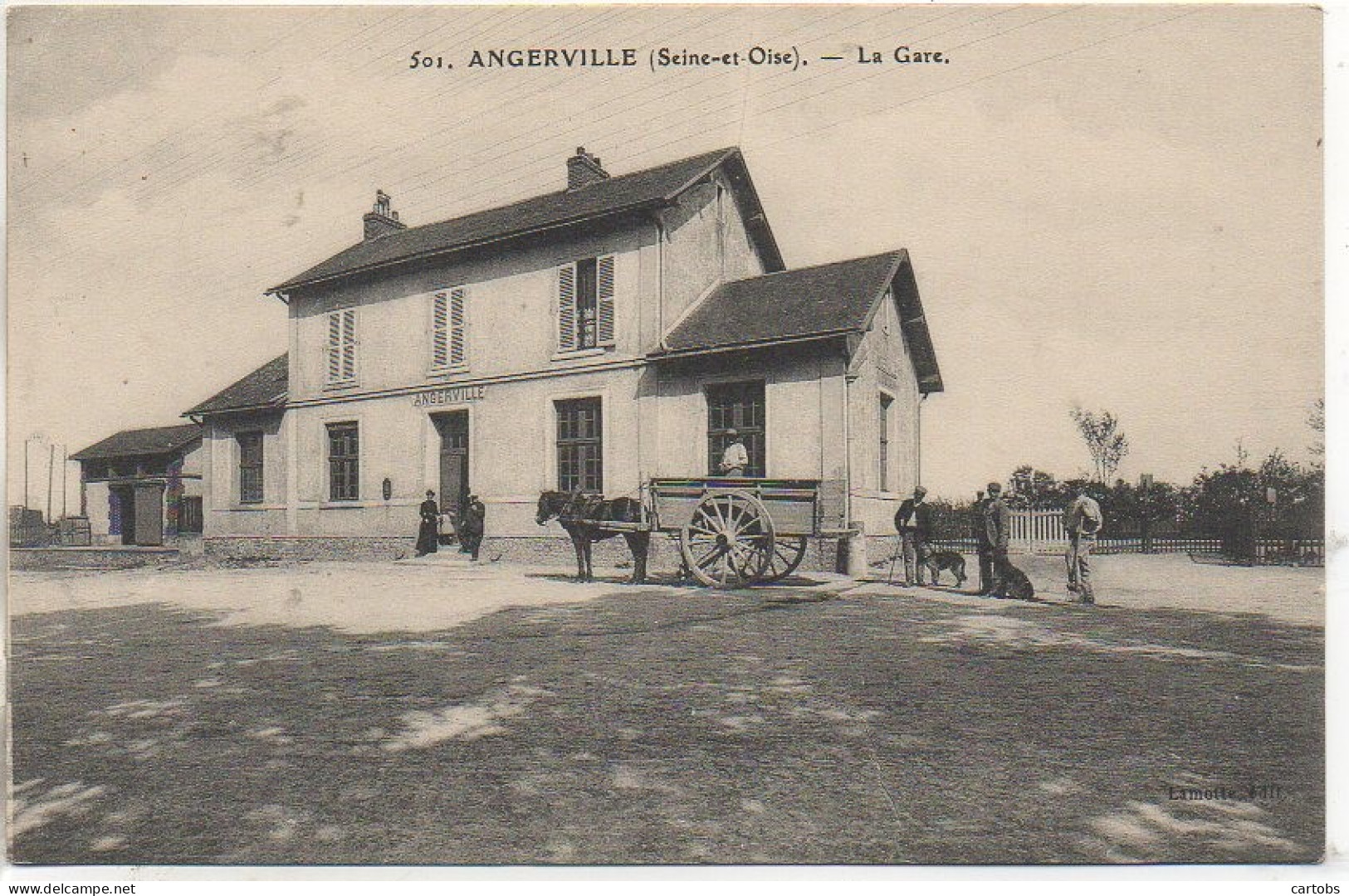 91 ANGERVILLE   La Gare - Angerville