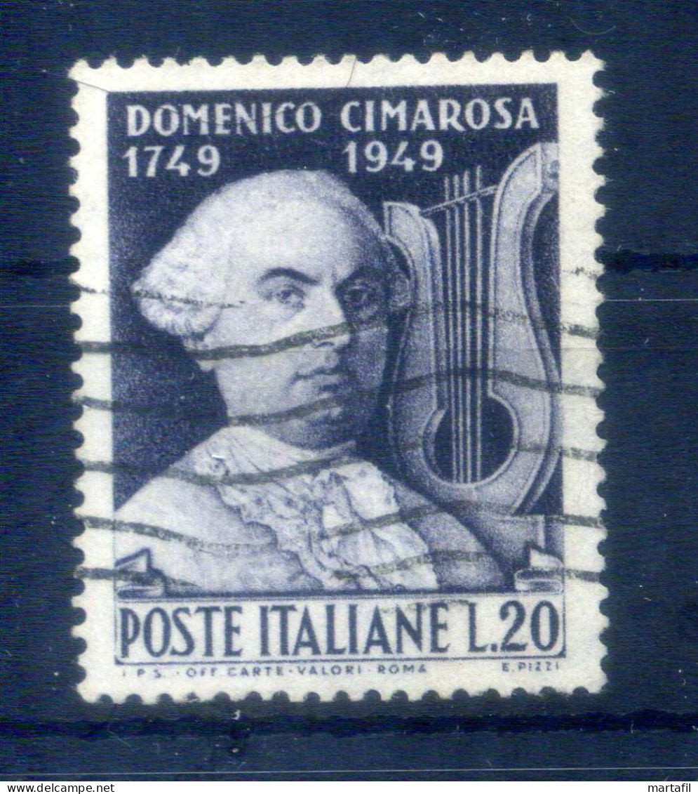 1949 Repubblica Italia SET USATO Cimarosa - 1946-60: Gebraucht