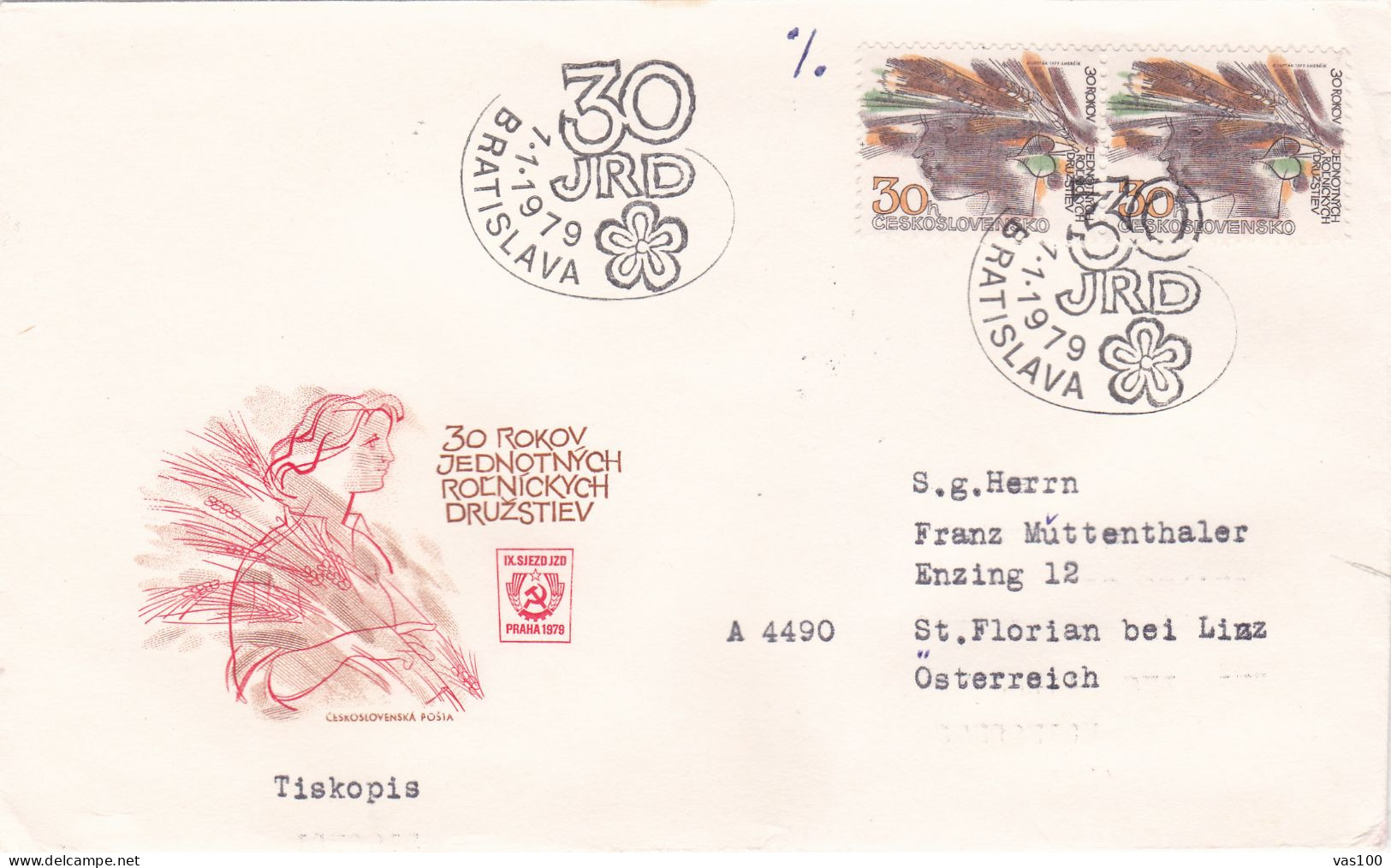 THE YEAR OF THE WOMAN  1989 COVERS      FDC CIRCULATED Tchécoslovaquie - FDC