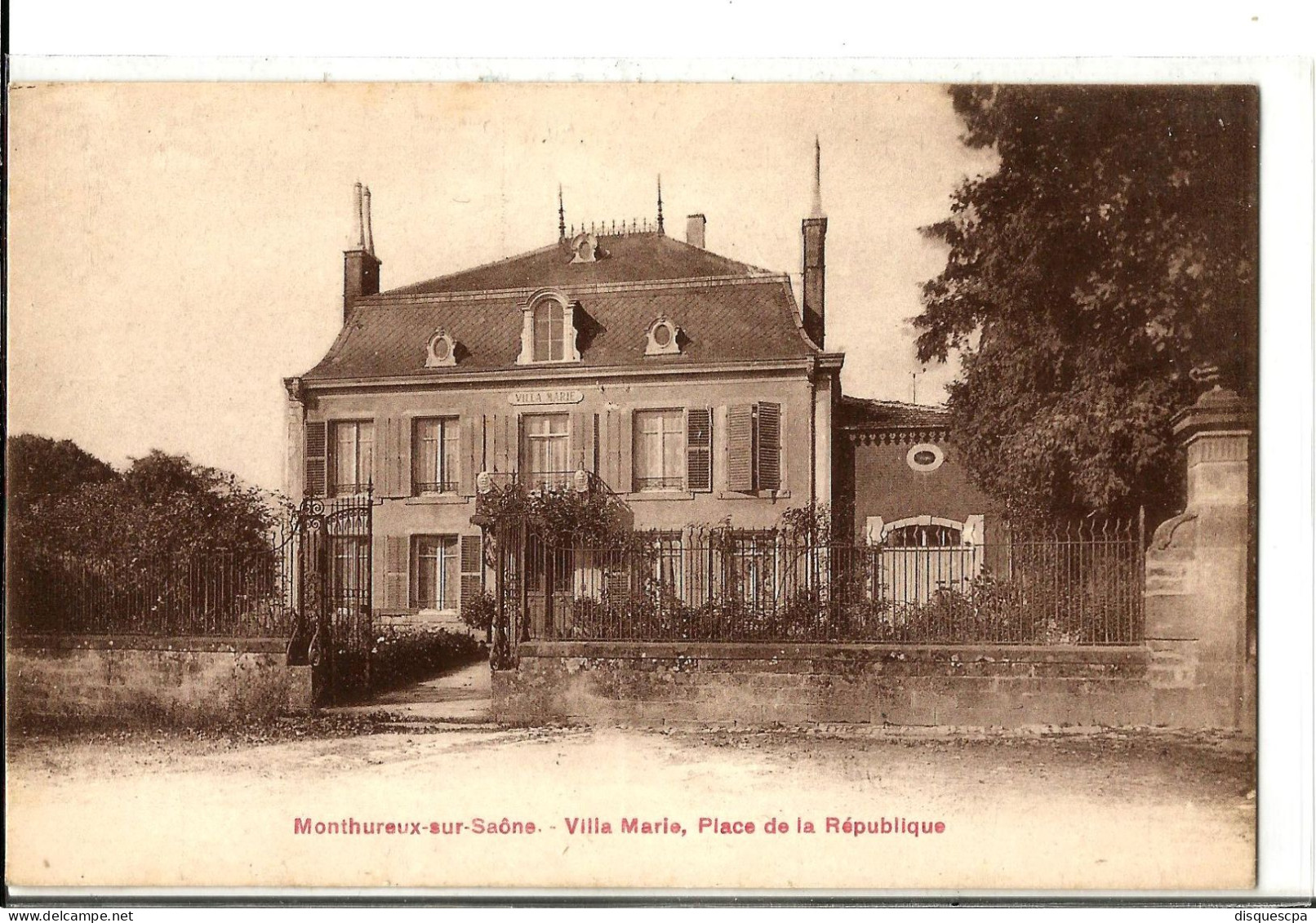 * 88  MONTHUREUX-sur SAONE (Vosges) - Villa Marie, Place De La République - Monthureux Sur Saone