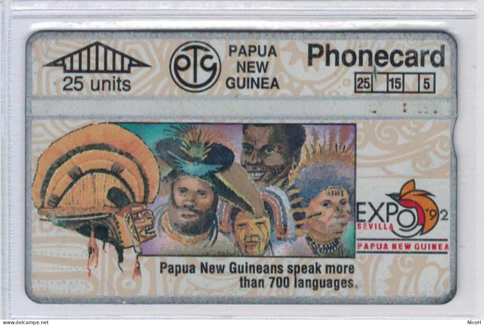 Expo 92 - 25 Units - CN : 203A96322 - Voir Scans (A0105) - Papua Nuova Guinea