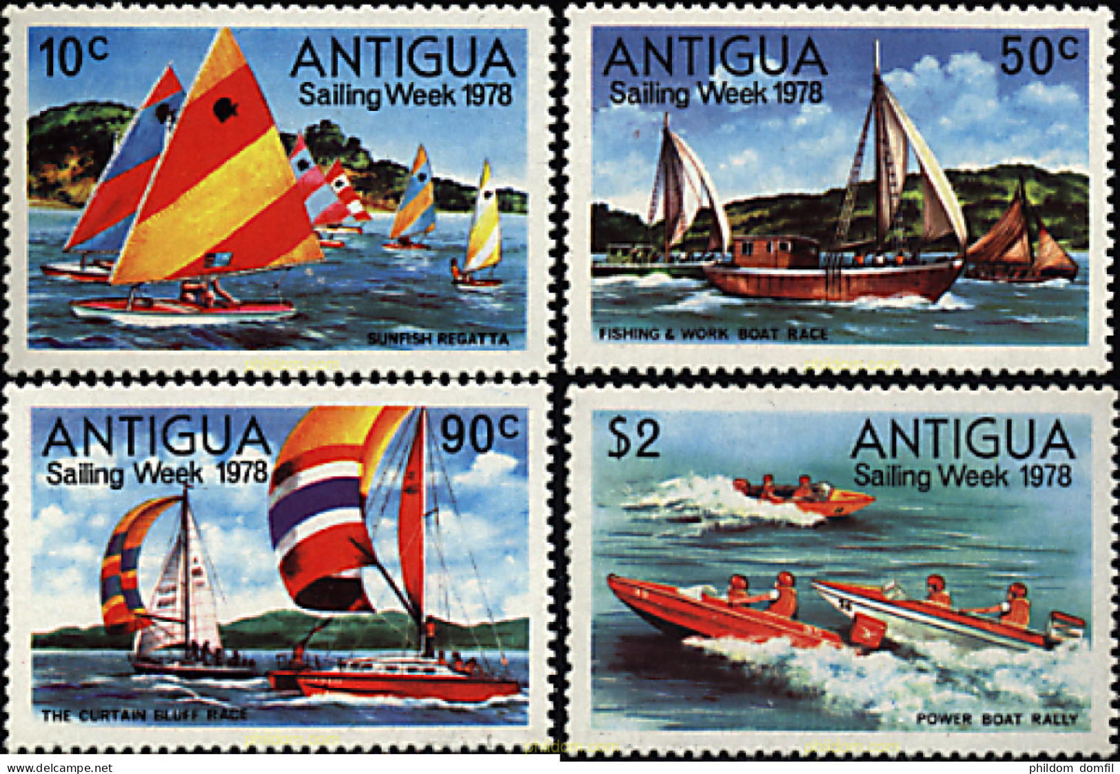 33672 MNH ANTIGUA 1978 VELEROS - Sonstige & Ohne Zuordnung