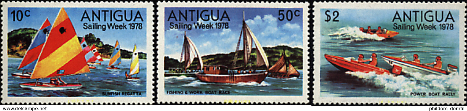 721777 MNH ANTIGUA 1978 VELEROS - Other & Unclassified