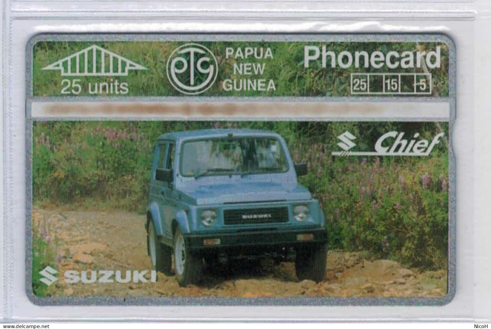 Suzuki Chief - 25 Units - CN : 311D07956 - Voir Scans (A0107) - Papua Nueva Guinea