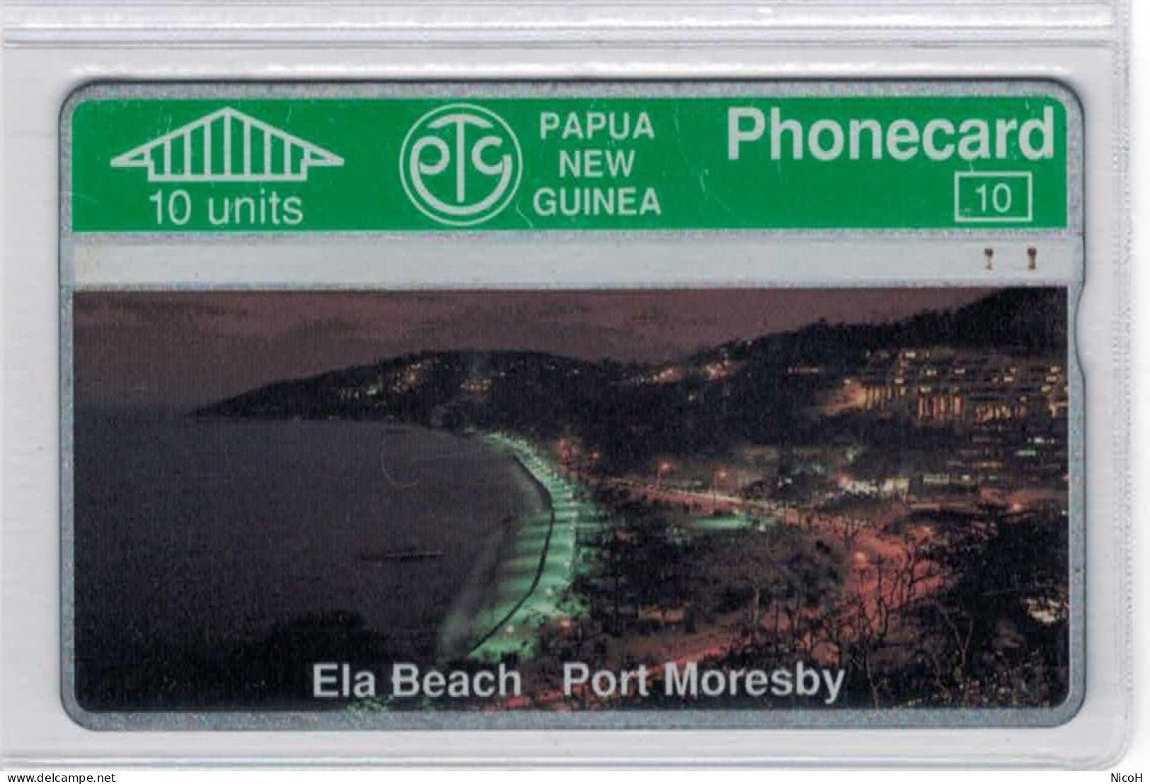 Ela Beach - Port Moresby - 10 Units - CN : 108A18771 - Voir Scans (A0108) - Papua New Guinea