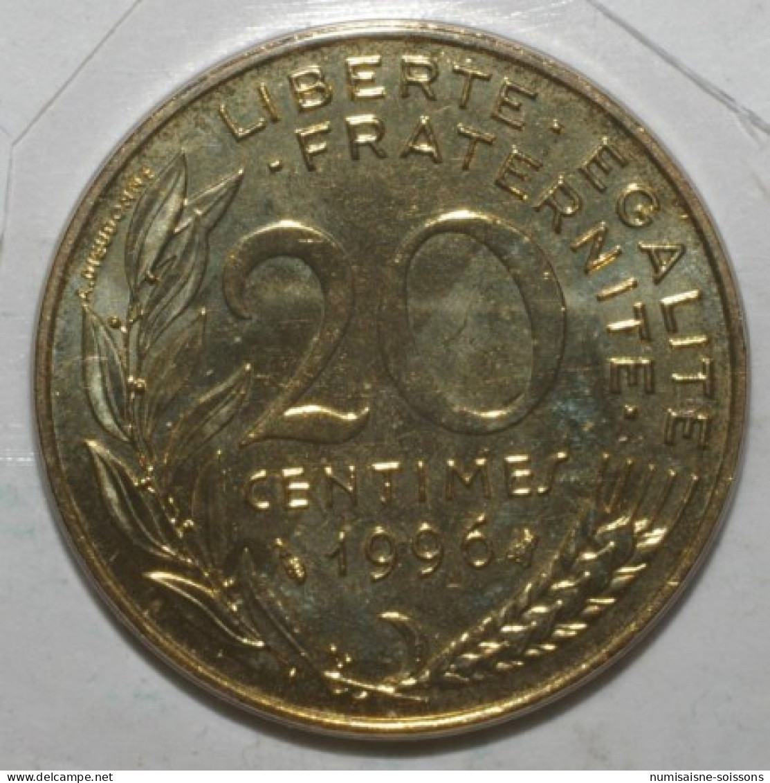 GADOURY 332 - 20 CENTIMES 1996 - MARIANNE - FLEUR DE COIN - Sonstige & Ohne Zuordnung