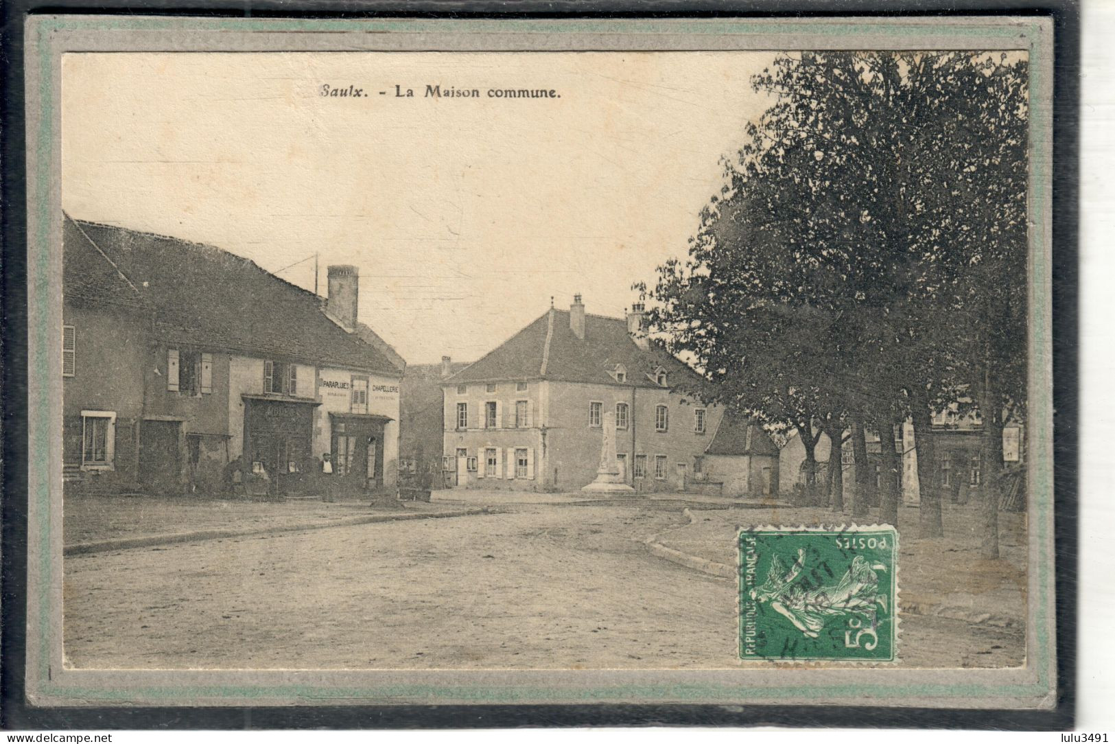 CPA - SAULX (70) - Aspect Du Quartier De La Maison Commune En 1908 - Saulx