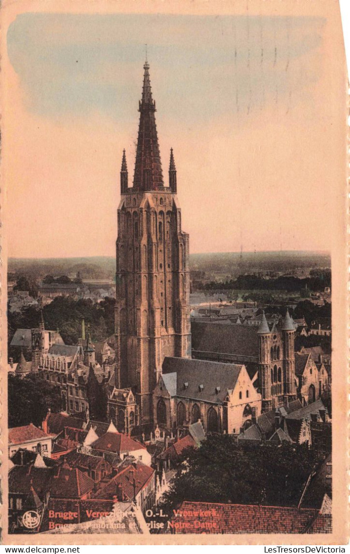 BELGIQUE - Bruges - Panorama Et Eglise Notre-Dame - Carte Postale Ancienne - Brugge