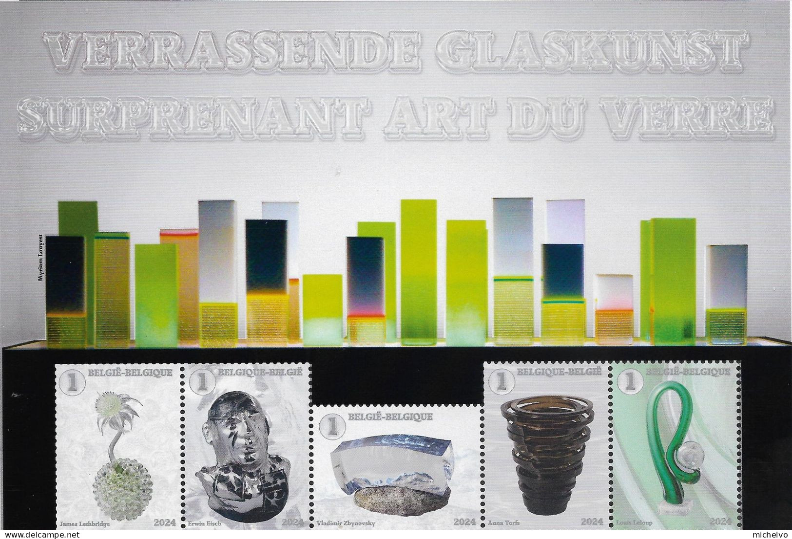 Belg 2024 - La Verrerie Sous La Loupe (Surprenant Art Du Verre) ** - Ungebraucht