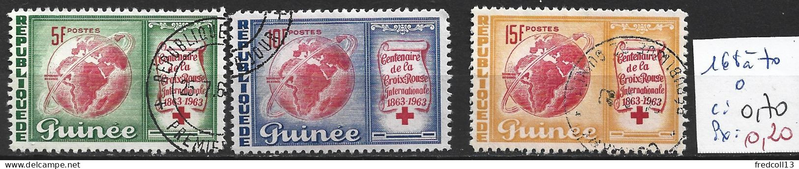 GUINEE 168 à 70 Oblitérés Côte 0.70 € - Guinée (1958-...)