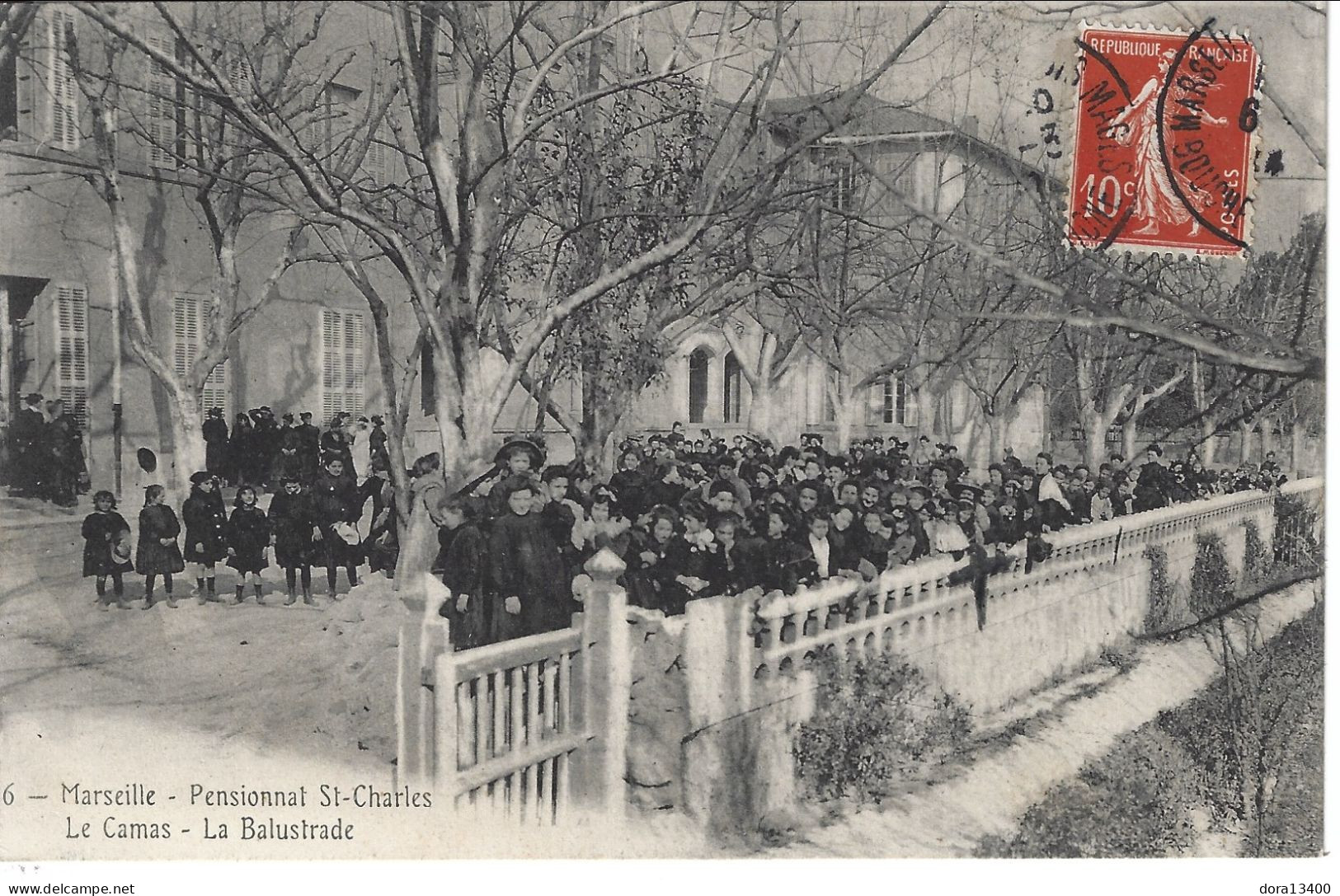 CPA13- MARSEILLE- Pensionnat Saint Charles- Le Camas- La Balustrade - Timone, Baille, Pont De Vivaux