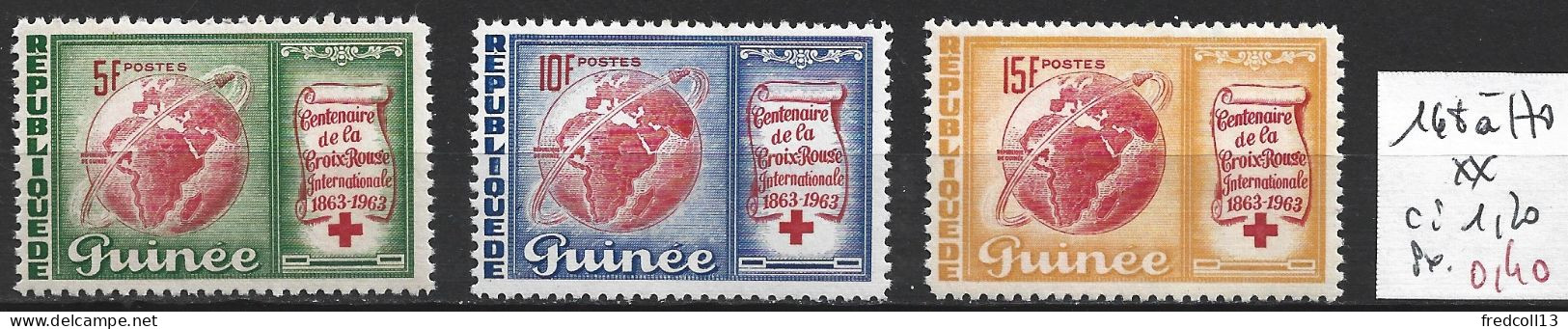 GUINEE 168 à 70 ** Côte 1.20 € - Guinée (1958-...)