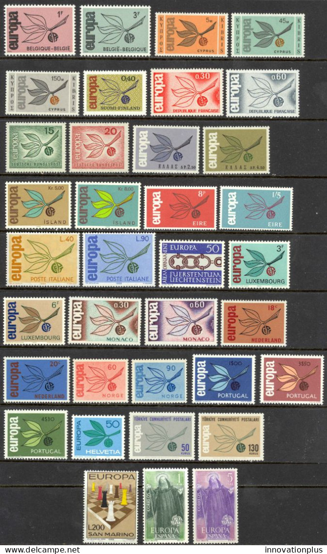 Europa 1965 MNH Year Set  - 1965