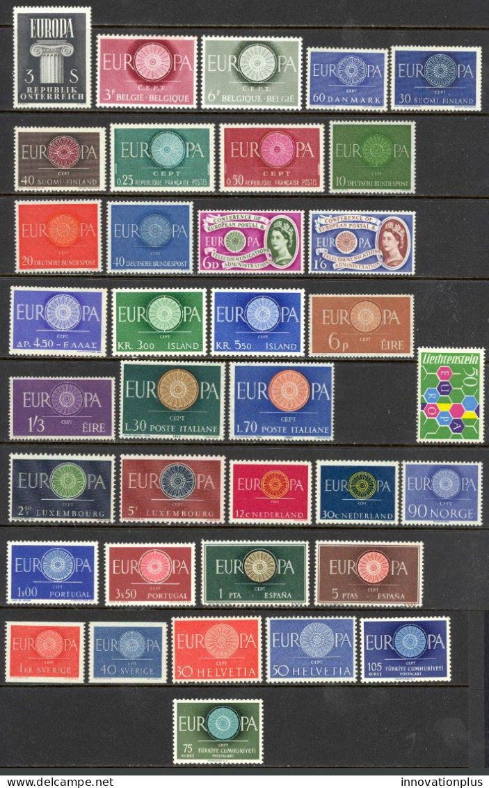 Europa 1960 MNH Year Set  - 1960