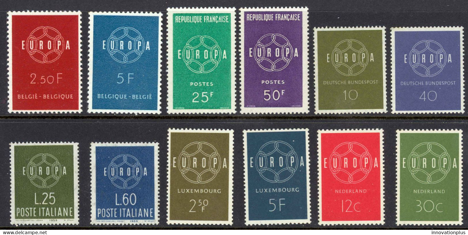 Europa 1959 MNH Year Set  - 1959