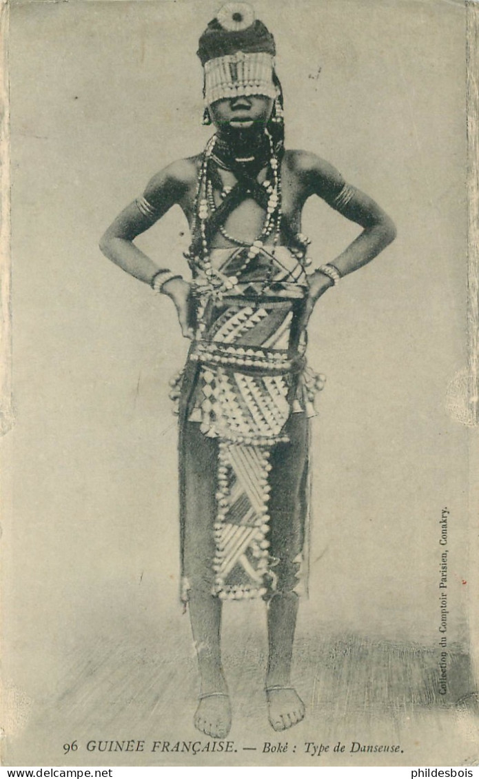 GUINÉE FRANCAISE  Boké Type De Danseuse - Guinée Française