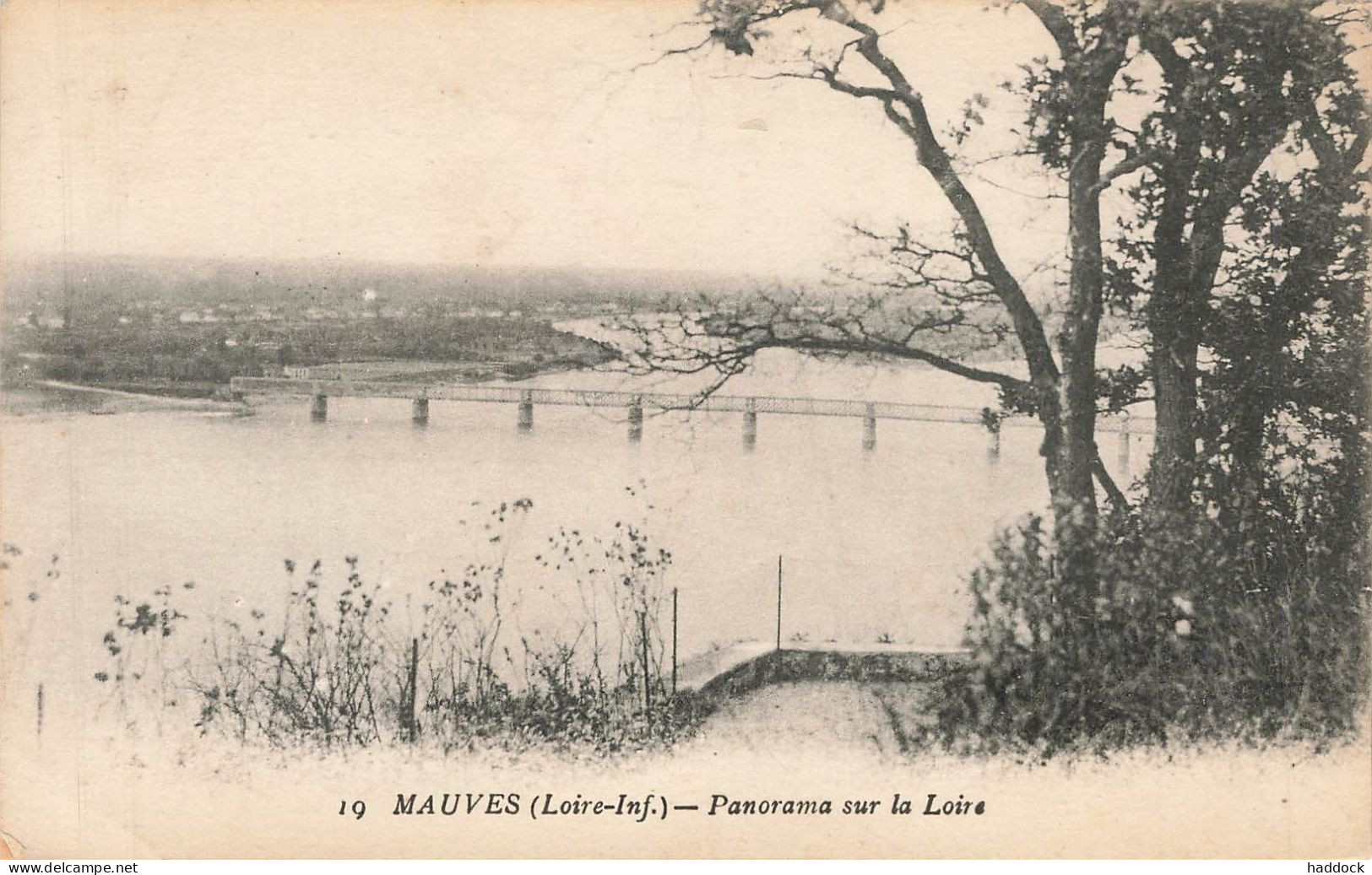 MAUVES : PANORAMA SUR LA LOIRE - Mauves-sur-Loire