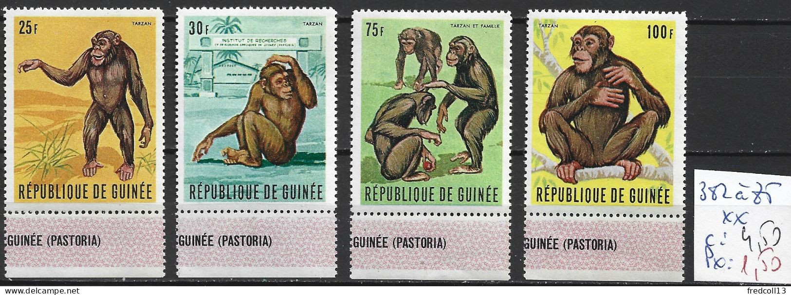 GUINEE 382 à 85 ** Côte 4.50 € - Guinée (1958-...)