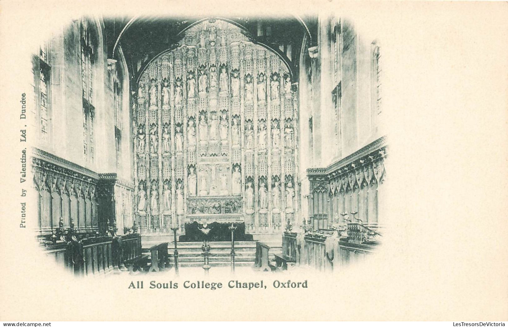 ROYAUME UNI - Angleterre - All Souls College Chapel - Oxford - Carte Postale Ancienne - Oxford