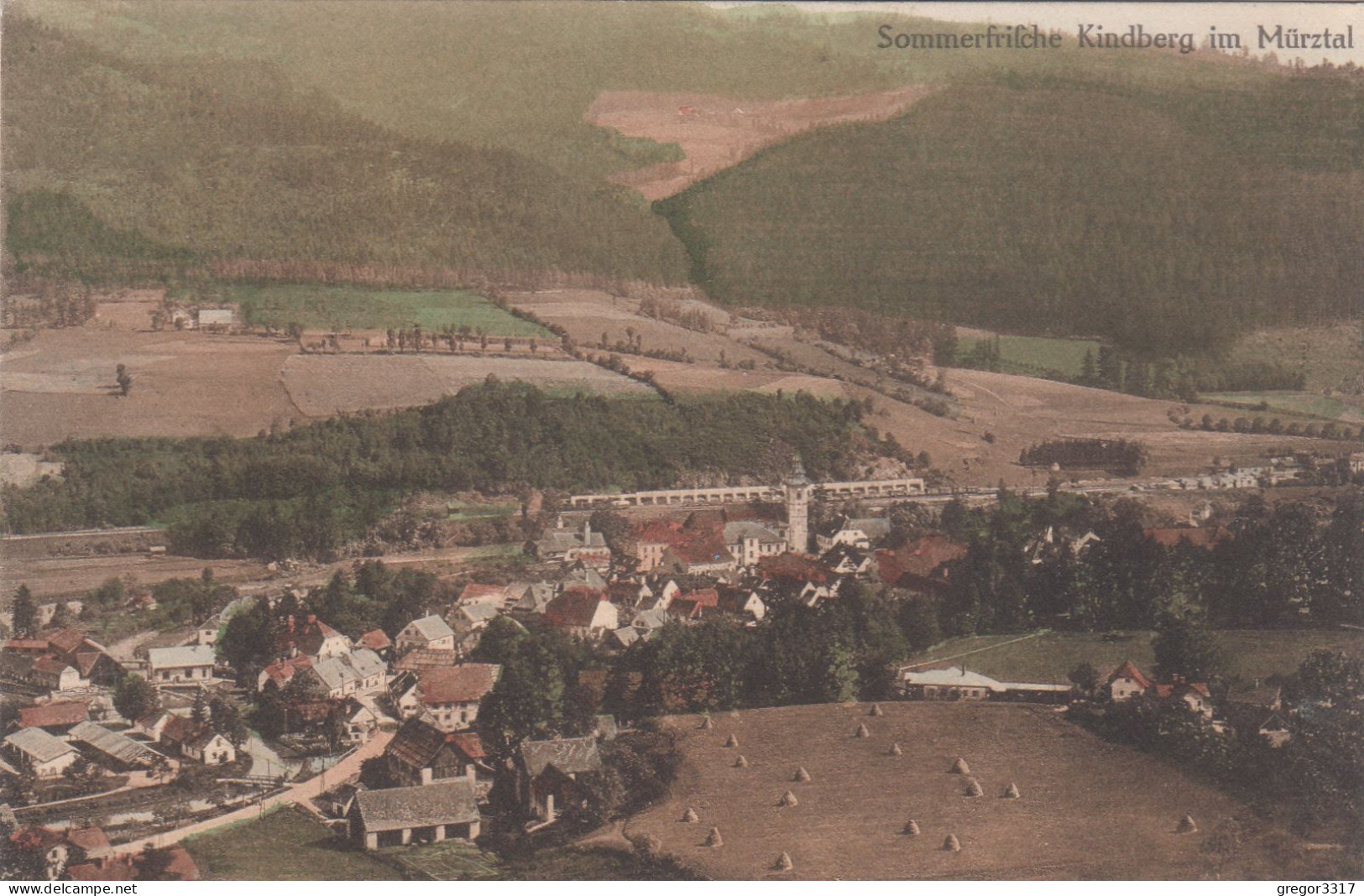 E2817) KINDBERG Im Mürztal - Super Kartonkarte - Alt !! Coloriert 1911 Stempel LEOBERSDORF - ST. PÖLTEN - Kindberg