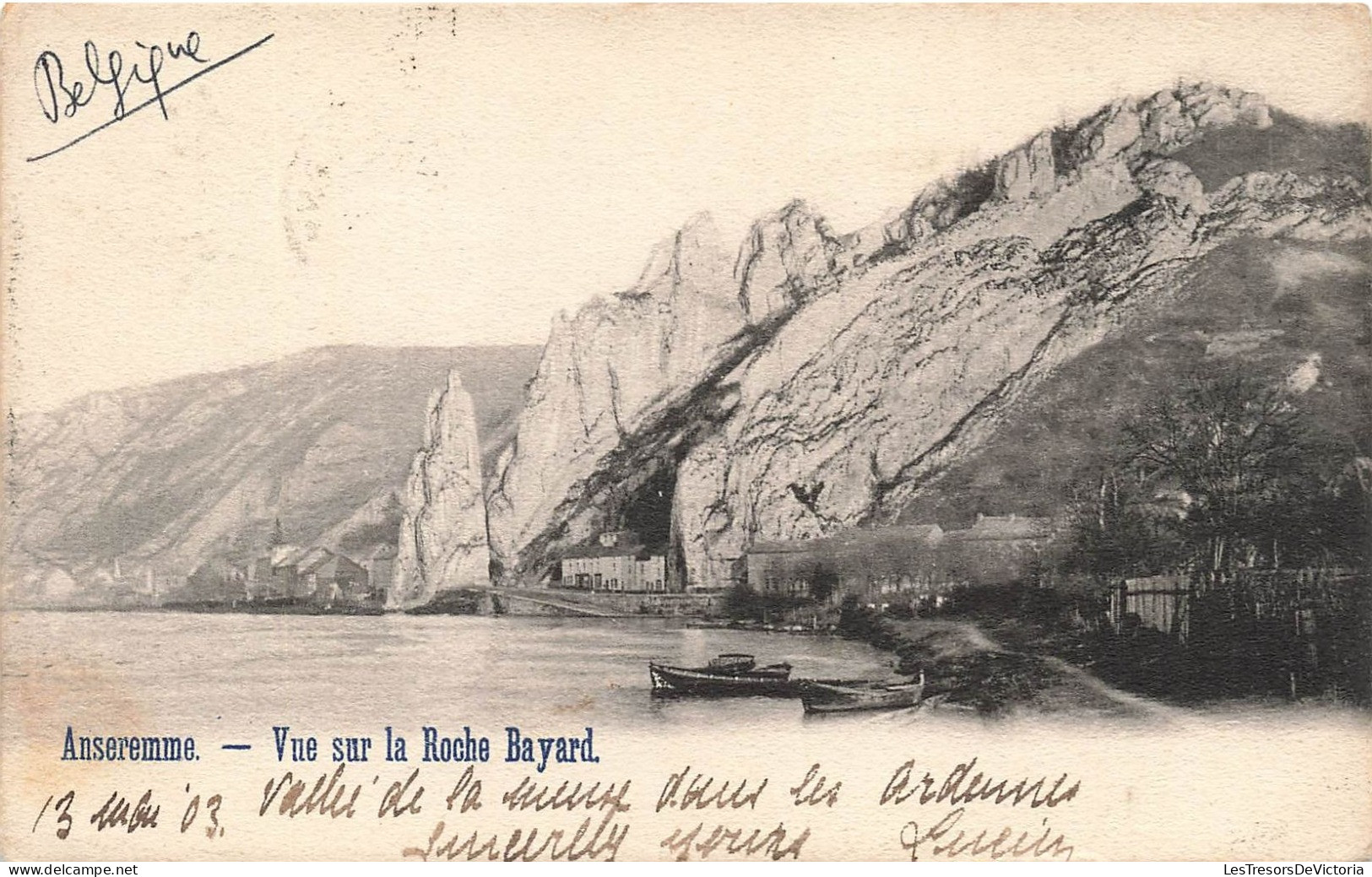 BELGIQUE - Anseremme - Vue Sur La Roche Bayard - Carte Postale Ancienne - Dinant