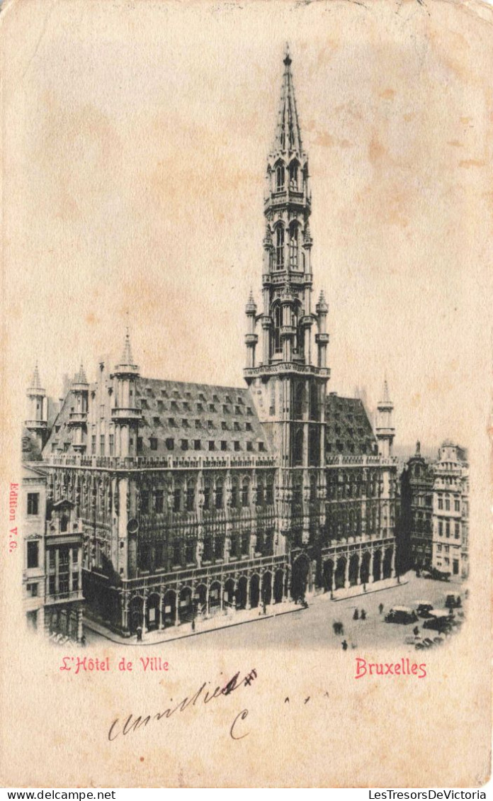 BELGIQUE - Bruxelles - L'Hôtel De Ville - Carte Postale Ancienne - Monumenten, Gebouwen