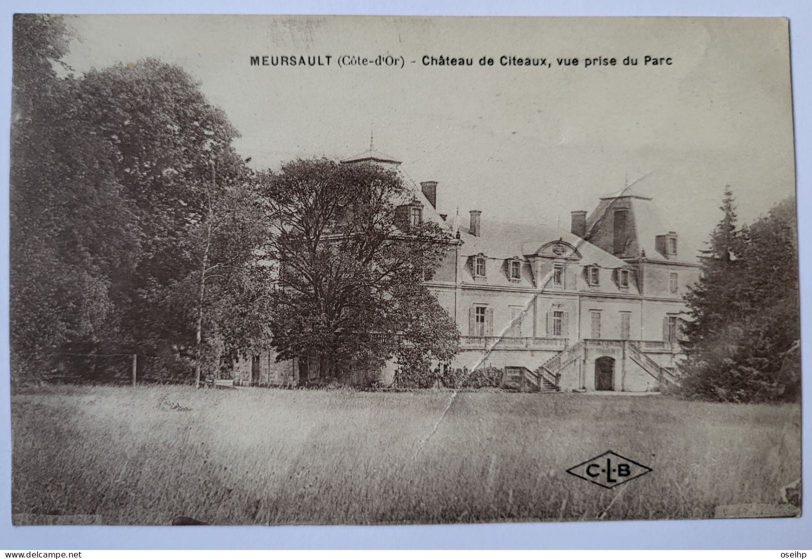 CPA 21 CLB - MEURSAULT Chateau De Citeaux Pub 1921 Alexis Loubet HEC 1899 - Meursault