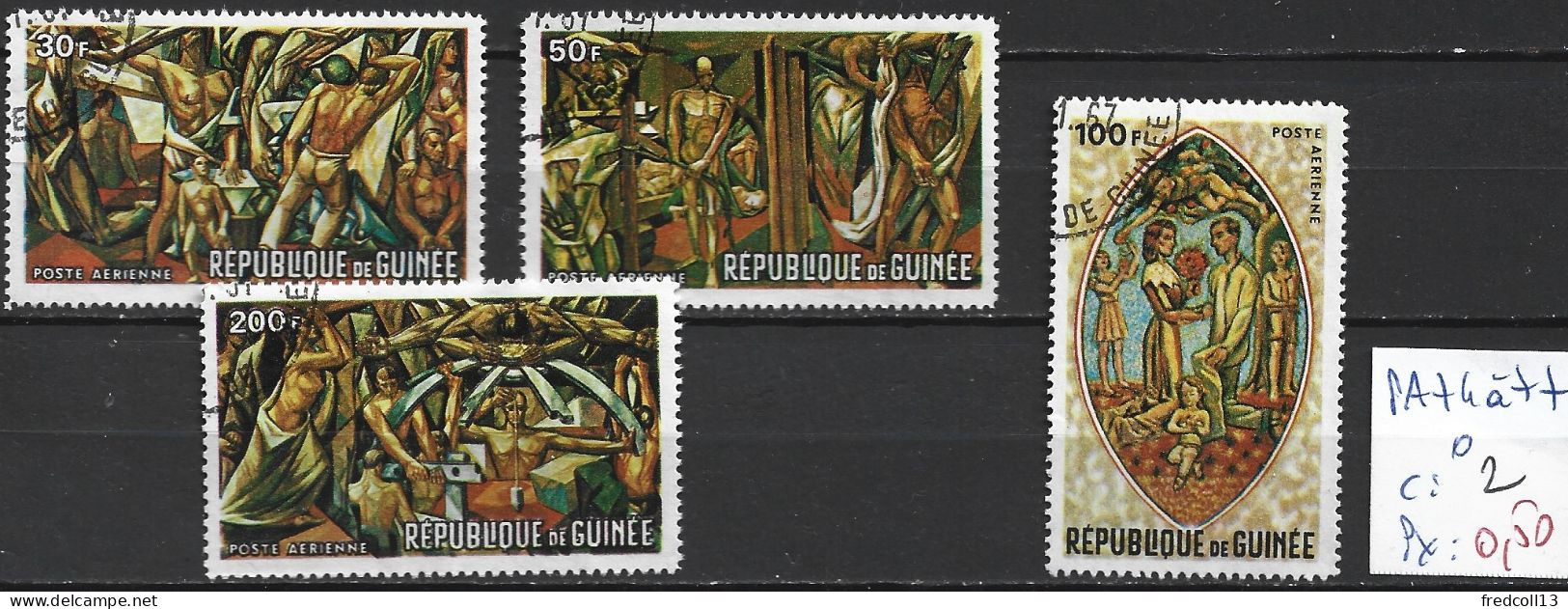 GUINEE PA 74 à 77 Oblitérés Côte 2 € - Guinée (1958-...)