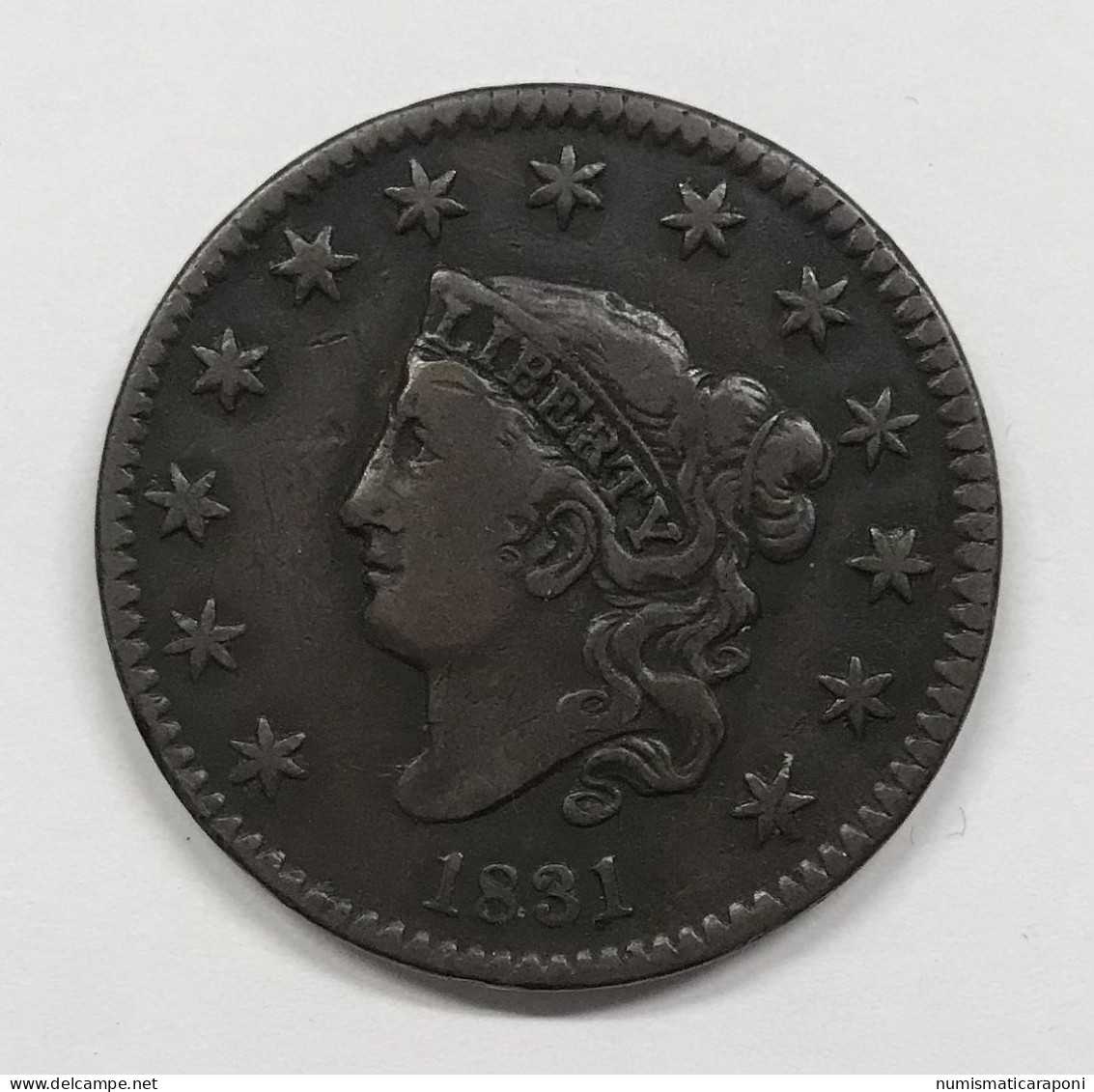 USA  U.s.a. 1 CENT 1831 Liberty Km#45 E.1327 - 1816-1839: Coronet Head (Testa Coronata