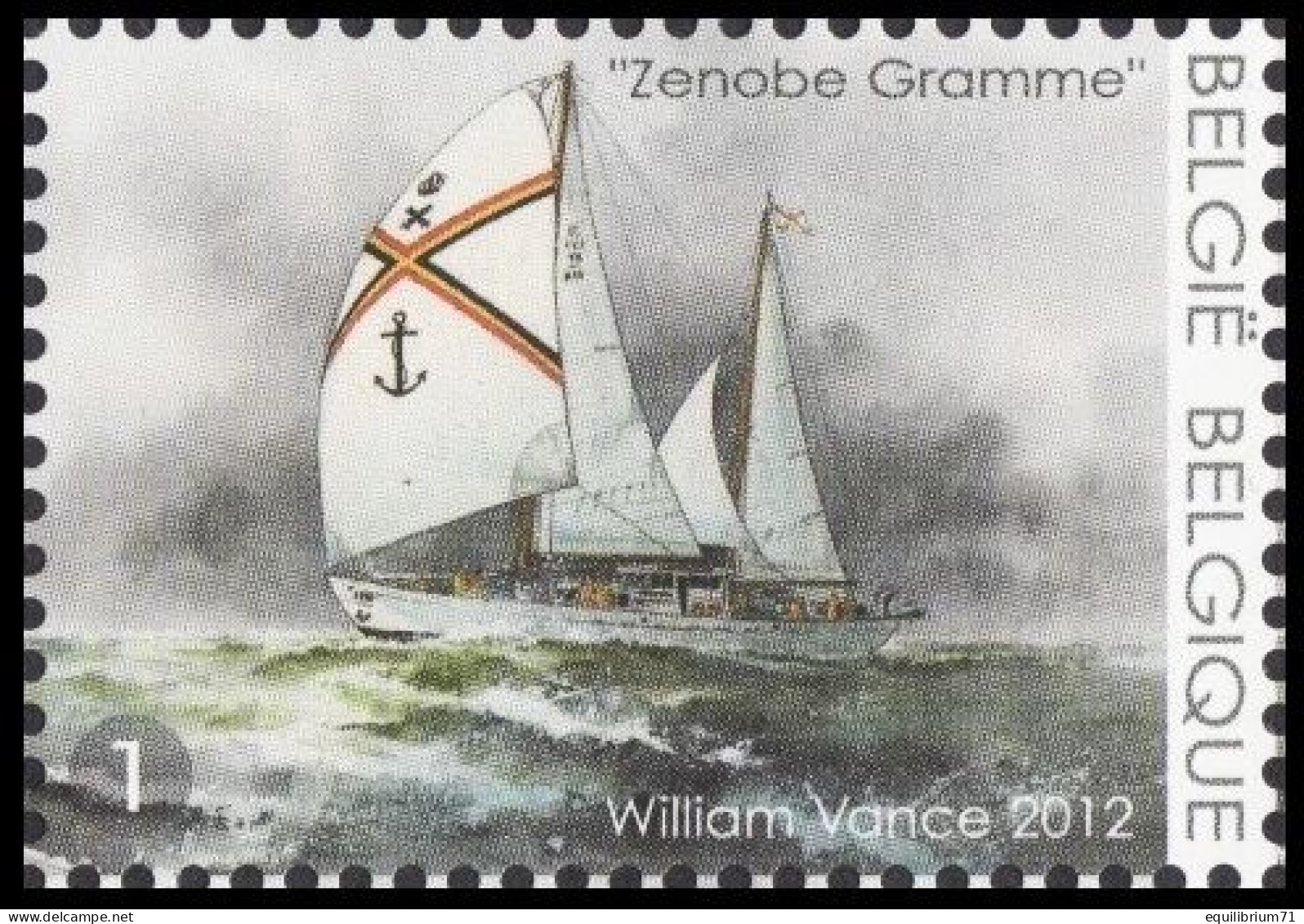 4257**(F4257) - Temsifil - Zenobe Gramme - William Van Cutsem, Dit William Vance - Zenobe Gramme - Philabédés (fumetti)