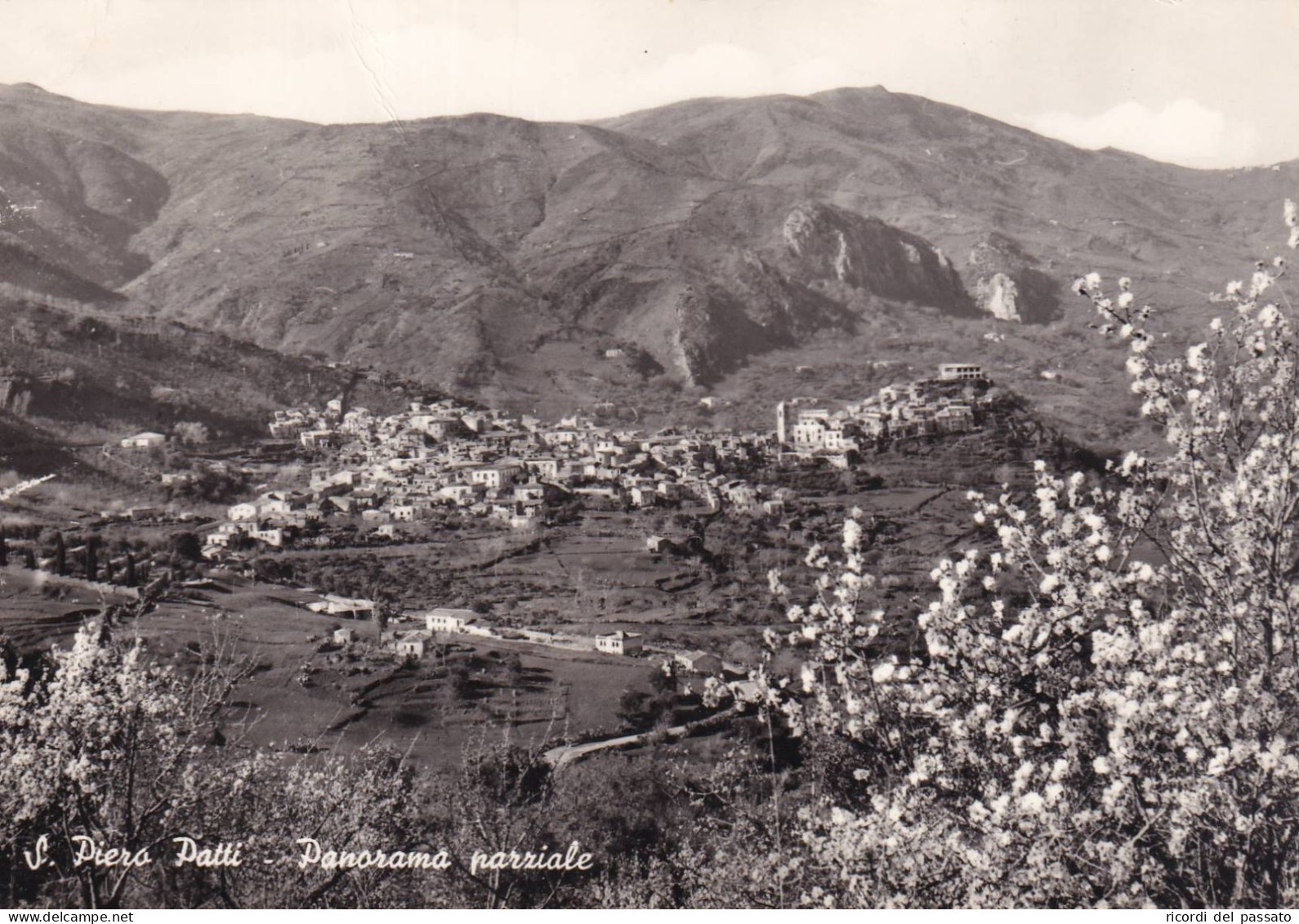 Cartolina San Piero Patti ( Messina ) Panorama Parziale - Bagheria