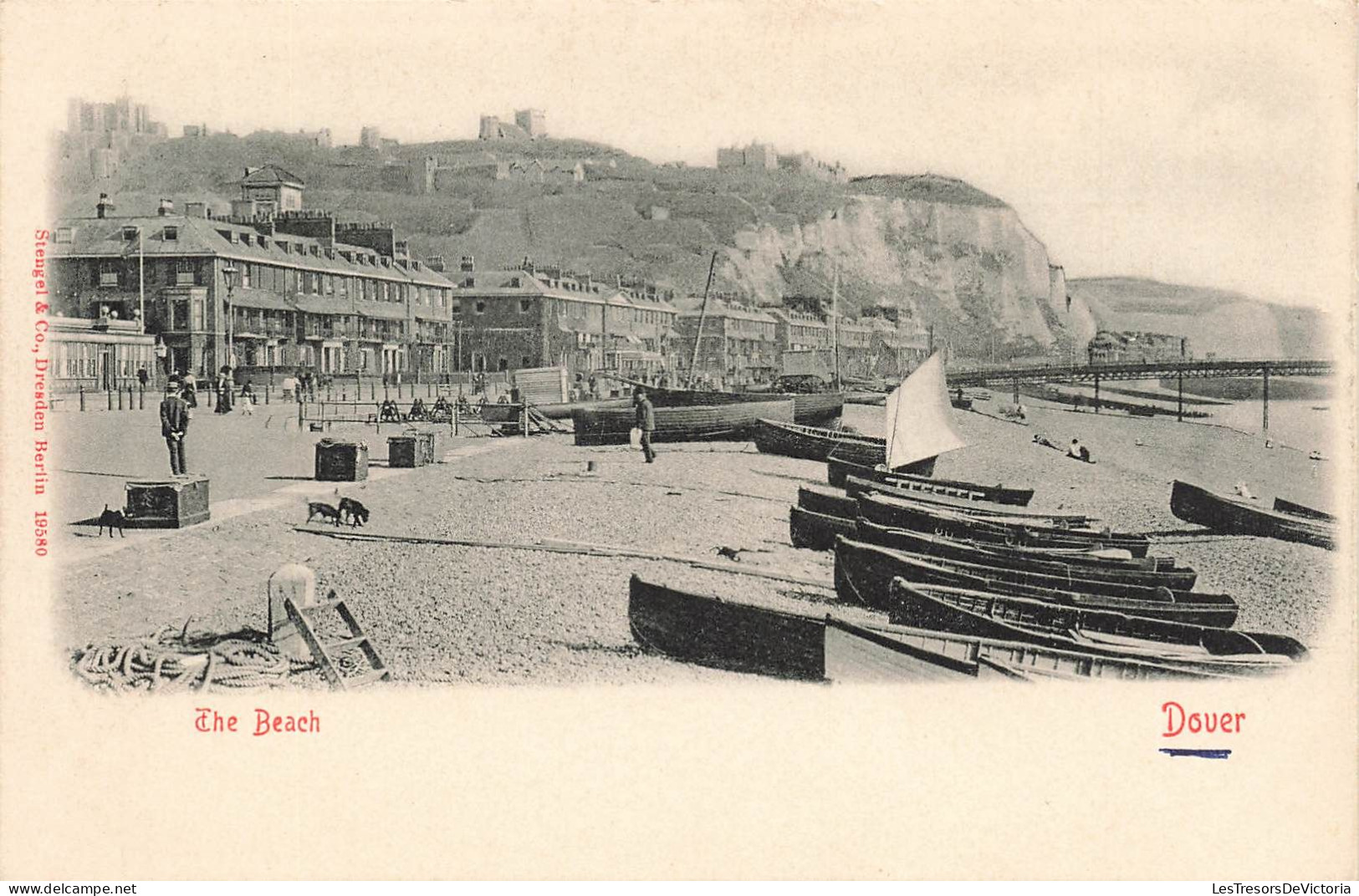 ROYAUME UNI - Angleterre - Dover - The Beach - Boats - Carte Postale Ancienne - Dover
