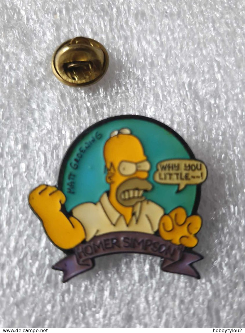 Pin's The Simpson's - Why You Little ... ! Homer Simpson (non époxy) - Cinéma