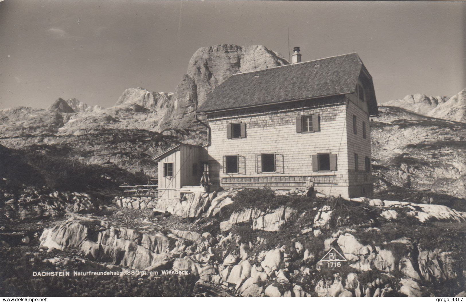 E2832)  DACHSTEIN - Naturfreundehaus Am WIESBERG - Tolle Alte FOTO AK 1928 - Ramsau Am Dachstein