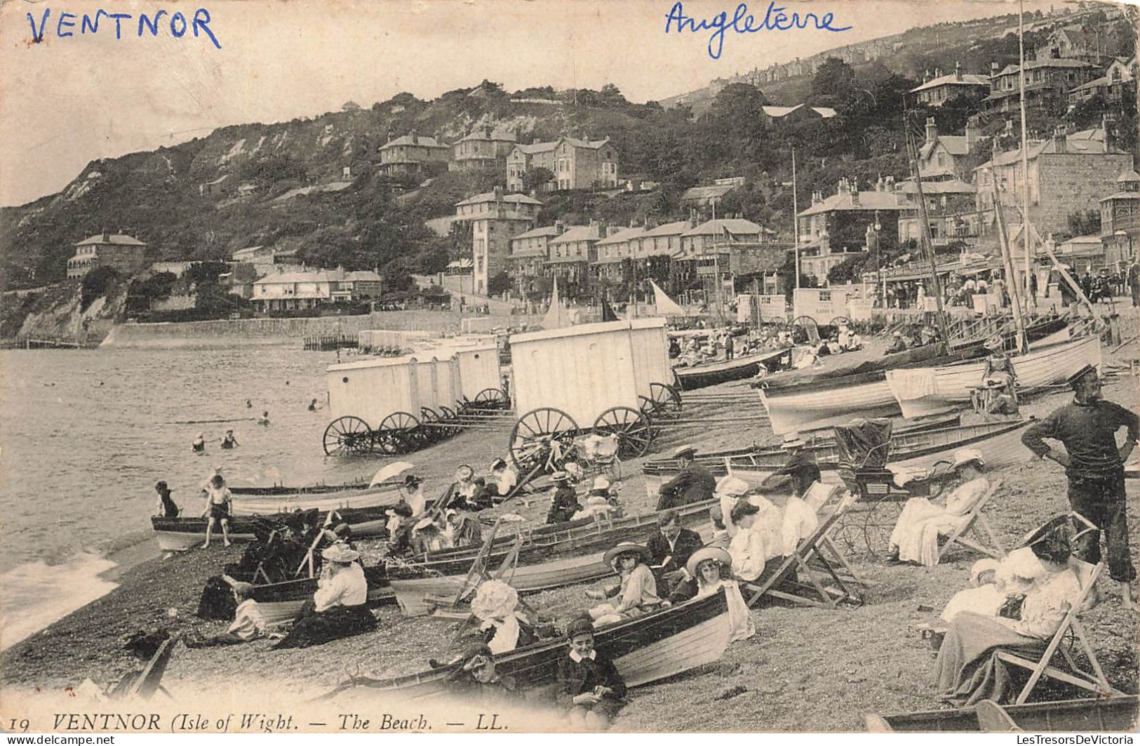 ROYAUME UNI - Angleterre - Ventnor - The Beach - LL - Animé - Carte Postale Ancienne - Ventnor