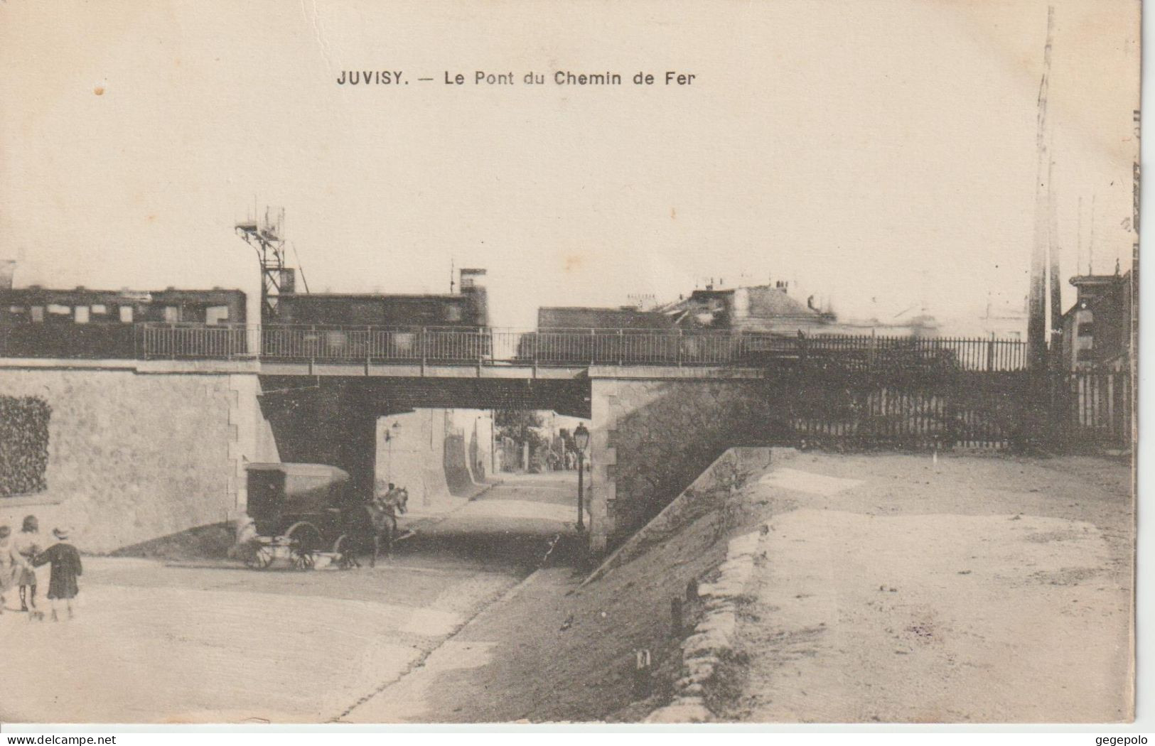 JUVISY  Sur ORGE - Le Pont Du Chemin De Fer - Juvisy-sur-Orge