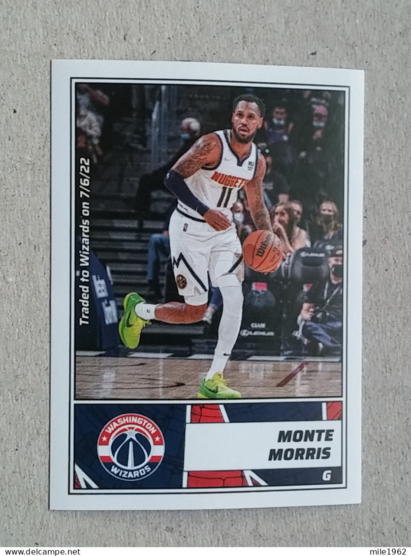 ST 51 - NBA Basketball 2022-23, Sticker, Autocollant, PANINI, No 282 Monte Morris Washington Wizards - 2000-Aujourd'hui