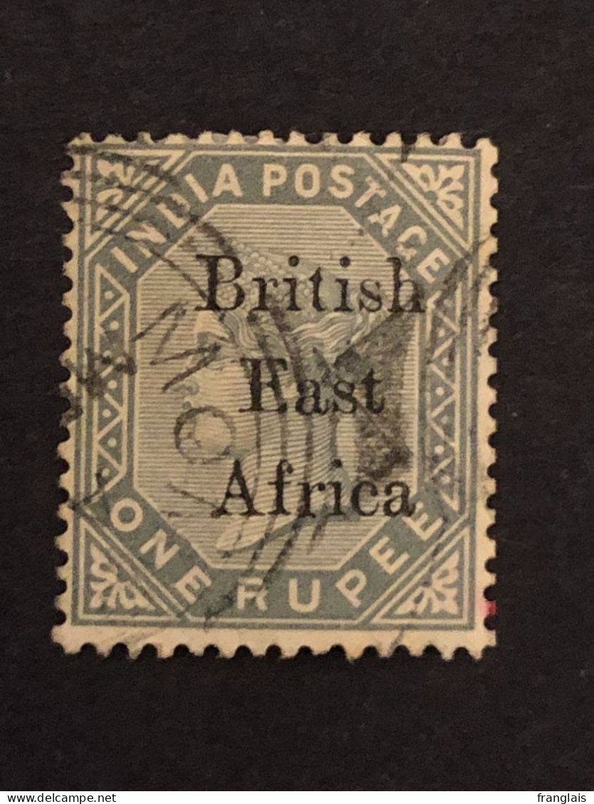 British East Africa  SG 59  1 Rupee Slate FU Mombasa  CV £70 - British East Africa