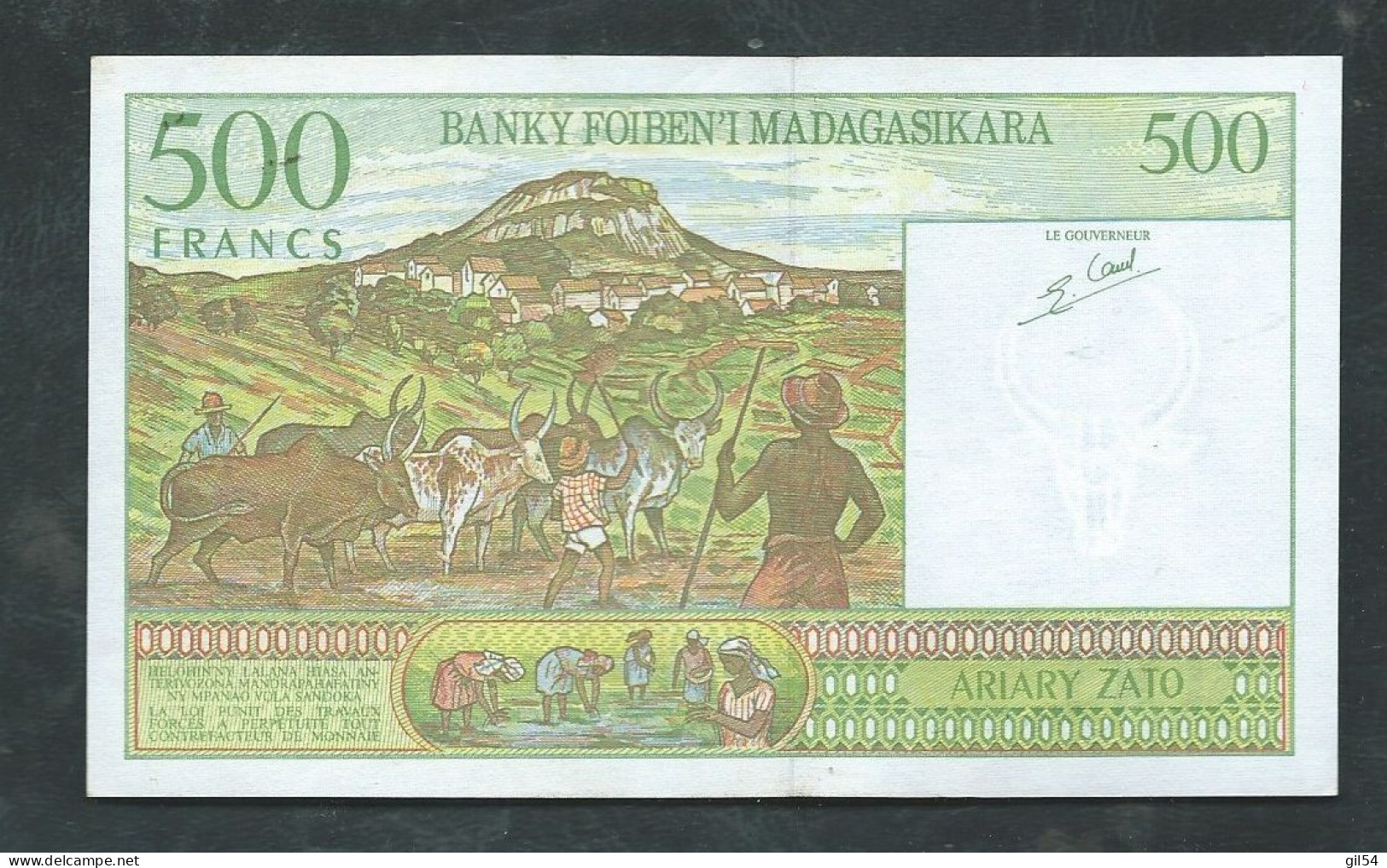 Madagascar - Billet De 500 Francs (100 Ariary) - Non Daté (1994) B71403887-  LAURA 14403 - Madagascar