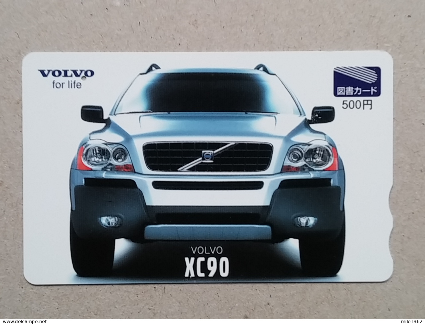 T-201- JAPAN, Japon, Nipon, Carte Prepayee, Prepaid Card, Auto, Volvo - Voitures