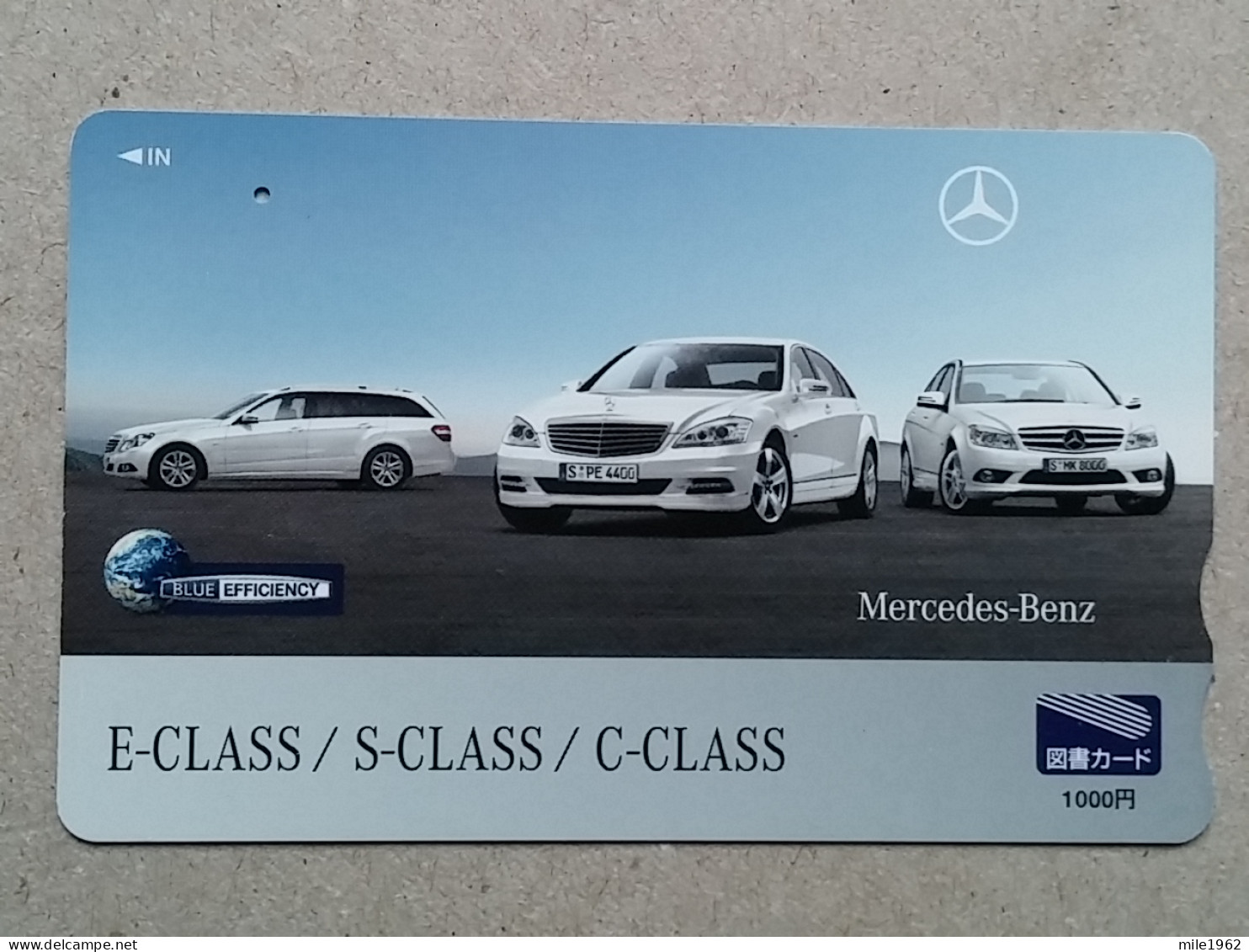 T-202- JAPAN, Japon, Nipon, Carte Prepayee, Prepaid Card, Auto Mercedes - Autos